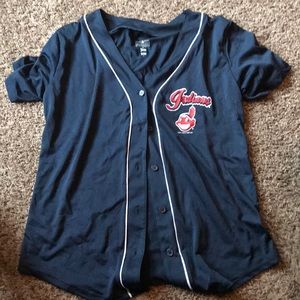 Indians button up